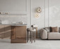 Керамогранит Timeless Grigio Серый LP6012G0021R 59,5х119,1 матовый карвинг  Laparet универсальная плитка х9999311688