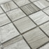 Мозаика Marble Mosaic Wood Grain Mat камень 30.5х30.5 см матовая чип 48х48 мм, серый, бежевый