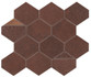 Мозаика Blaze Corten Mosaico Nest 29,4x25,8 керамическая