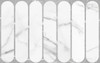 Настенная плитка Арко Белый Низ 03 25х40 (рельеф) Gracia Ceramica глянцевая керамическая 010100001582