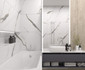 Керамогранит Golden White Statuario 60х120 Полированный Laparet универсальная плитка х9999282573