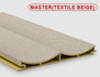 Стеновая панель Master textile beige Bonaparte бамбук с добавлением древесного волокна матовая, рифленая 2800х140х15 мм