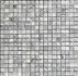 Мозаика PIX 334 Ice Grey, мрамор 30.5х30.5 см Pixmosaic полированная чип 15х15 мм, серый