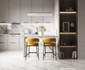 Керамогранит Calacatta Sharp Silver Белый 80х80 Матовый Ceradim универсальная плитка
