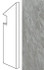 Плинтус Marvel Bardiglio Grey Battiscopa Sag. Dx керамогранит