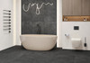 Керамогранит GP60120MIM99M Microcement Black 60х120 Artkera Group  глазурованный, матовый универсальная плитка 