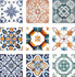 Плитка универсальная MIX Art Decor DC09 20х20 DeShun Ceramics матовая керамическая