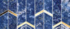 Мозаика Marvel Chevron Ultramarine (9MCP) 17x41,4 Керамическая
