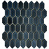 Мозаика Marble Mosaic Rombi Blue керамика 30.3х33 см матовая чип 35x48 мм, синий