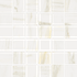 Мозаика Stellaris Carrara Ivory Mosaico керамогранит 30х30 см Italon матовая, бежевый, белый, серый 610110001137