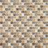 Мозаика BL8106 стекло+камень 30x30 см глянцевая чип 15x15 мм, бежевый, коричневый, серый