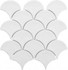 Мозаика KFS-1G керамика 25.9x27.3 см глянцевая чип 86x94 мм, белый