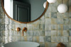 Настенная плитка Hanoi Arco Celadon 10x10 Equipe глянцевая керамическая 30024