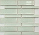 Мозаика R-301 керамика 29.7х30 см глянцевая чип 23х145, 45х145 мм, белый