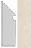 Плинтус Kone White Battiscopa Sag.Sx. AUOY 7,2x30 шт керамогранит