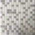 Мозаика из стекла PIX123, чип 20x20 мм, сетка 316х316х4 мм глянцевая, белый, серый