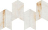 Мозаика Marvel Diva Ice Crystal Mosaico Chevron Velvet 17.5х46.3 см керамогранит Atlas Concorde Italy сатинированная, бежевый AYD2