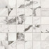Мозаика Forte Dei Marmi Quark Oyster White Mosaic Ce керамогранит 30х30 см Atlas Concorde патинированная, белый, серый 610110001189