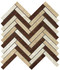Декор Force Blend Herringbone Mosaic керамический