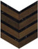 Декор Heartwood Moka Marble Chevron 29.4x28.7 керамогранит