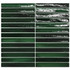 Мозаика Short Stick Jungle Crackle  керамика 28х30 см Amadis Fine Tiles глянцевая чип 20х150 мм, зеленый 8436552229354