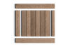 Декоративная панель Hiwood LV123 BR416 полистирол 2700х120х12 мм