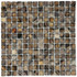 Мозаика Marble Mosaic Convex Coffe Shell ракушка 30.5х30.5 см чип 20х20 мм, коричневый, темно-коричневый