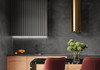 Керамогранит GP60120MIM99M Microcement Black 60х120 Artkera Group  глазурованный, матовый универсальная плитка 