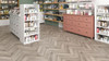 Кварцвиниловая плитка Alpine Floor ECO 20-8 Дуб Исида Chevron 43 класс 555х127х2.5 мм (ламинат)