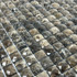 Мозаика Marble Mosaic Diamond Hermes Emperador Pol камень 30.5х30.5 см полированная чип 15х15 мм, коричневый, темно-коричневый