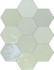 Настенная плитка Zellige Hexa Mint (122083) 10,8х12,4 Wow глянцевая керамическая