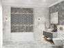 Декор Opale Grey Geometria Azori 31.5x63 глянцевый керамический 588912001