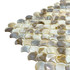 Мозаика Marble Mosaic Painted Shell Scales ракушка 30.5х30.5 см чип 25х25 мм, разноцветный
