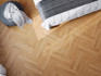 Кварцвиниловая плитка Tulesna 1005-101 Tesoro Art Parquet LVT 43 класс 590х118х2.5 мм (ламинат) с фаской