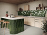 Настенная плитка Mimosa Emerald 10x10 APE Ceramica Carmen глянцевая, рельефная (структурированная) керамическая