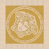 Вставка Tozzetto Medusa Naturale Miele Oro 9.8х9.8 Versace Meteorite матовый G0047125
