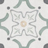 Керамогранит Sirocco Green Flower/22,3/9 22,3x22,3 Peronda матовый универсальный 3386036155