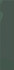 Настенная плитка Plinto Green Gloss 10.7х54.2 DNA Tiles глянцевая керамическая 78803274