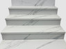Ступень L Statuario Calipso 32x120 Matt с подступенником керамогранит матовая УТ-00000881
