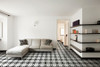 Керамогранит Chic Cardiff White 44,5x44,5 Dual Gres матовый напольный DG_CH_CAR_WH_DP