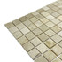 Мозаика Marble Mosaic Crema Marfil Pol камень 30х30 см полированная чип 23х23 мм, бежевый