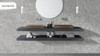 Керамогранит Ley Lines Grey 3200x1600x20 TechGres Mono and Loft матовый универсальная плитка