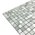 Мозаика Marble Mosaic Carrara Sivec Pol камень 30.5х30.5 см полированная чип 15х15 мм, серый, белый