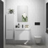 Настенная плитка 60176 Бьянка Белый Глянцевый Полоски 20х60 Kerama Marazzi Бьянка керамическая