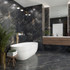 Керамогранит GG202 Namibia Black Grit Granula 60x120 Primavera матовый, рельефный (рустикальный) универсальная плитка 229259