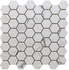 Мозаика Mk.Hex.InvWhLp 29.7х28.5 керамогранит лаппатированная, белый