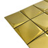 Мозаика Marble Mosaic Origami Gold нержавеющая сталь 30х30 см 3D чип 75х75 мм, золотой-oro-gold