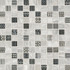 Декор Mosaico White/Silver Dec 29.1x29.1 полированный керамогранит