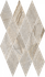 Мозаика Stellaris Elegant Silver Mosaico Diamond керамогранит 28х48 см Italon полированная, серый 620110000206