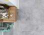 Керамогранит Scratch Bianco Gres Szkl. Rkt. Półpoler 89,8x89,8 G1 Paradyz Ceramika лаппатированный (полуполированный) универсальный 5904584147371